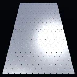 Perforated panel with 1 percent opening 25O133