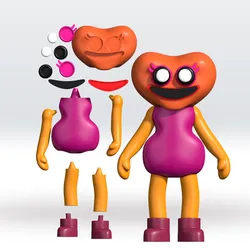 Poppy Playtime  Ooey Gooey STL 3D Model Multipart Fanart