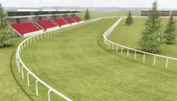 Racecourse Construction Kit Low-poly 3D model