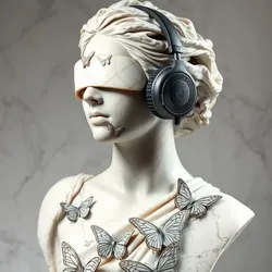Sculptures & Artworks STL Descărcare - butterfly 🦋 bust - ARidolcreation