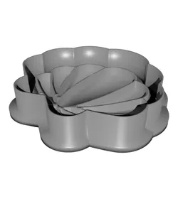 Sea Shell Shape Cutter & Stamp Set, 6-Piece, Cookie & Fondant Mold, Small Medium Large Sizes PRODUCT_1131