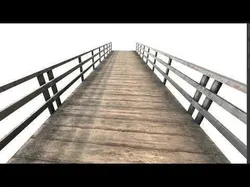 small wooden bridge - PBR  Game-Ready Low-poly 3D model