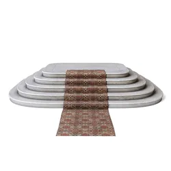 Stone Throne Stairs 3D model