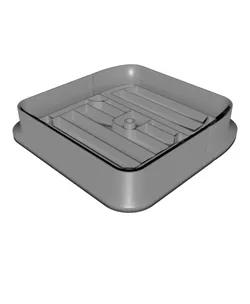 Treasure Chest Shape Cutter & Stamp, Cookie & Fondant Tool, 3 Sizes Set, Treasure-Themed STL for 3D Printing PRODUCT_1151