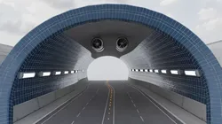 Tunnel Low-poly 3D model