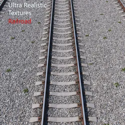 Ultra realistic Railroad 3D model