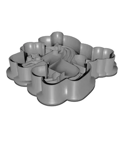 Unicorn Cookie Cutter & Stamp Set, Fairytale Shape Tool for Cookies & Fondant, 6-Piece Pack with S/M/L Sizes PRODUCT_2694