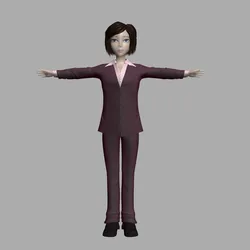 cartoon lady