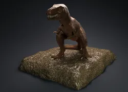 Characters & Creatures STL Download - TYRANNOSAURUS STATUEby César_Cruz