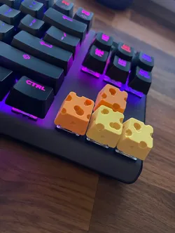 Cheese Key Caps