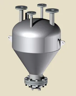Conical reservoir