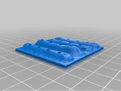 Farm plot for HO scale scenics