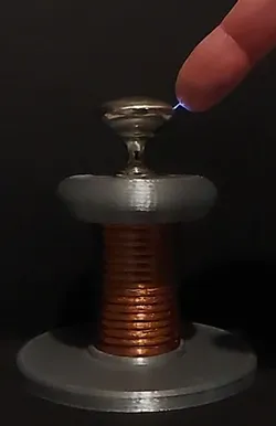 Grounding Post for Desk - Tesla Coil version