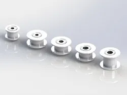 GT2 Pulley 16/20 Without Teeth, Bore 3/4/5 mm for GT2 Belt Width 6/10 mm