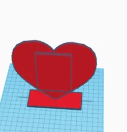 Home Decorations & Ornaments STL تنزيل - حامل إطار بولارويد القلب - Wesfos55