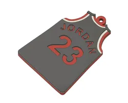 Jewelry & Accessories STL indir - JORDAN T-SHIRT SLEUTELHANGER - Gominolozgz