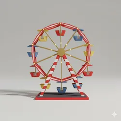 Low Poly Ferris Wheel