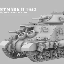 M3A5 Grant mark II early/mid/late prod 1942