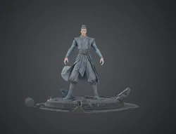 Martial Arts Monk Warrior – Fantasy Elemental Disciple