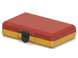 Parametric sleek box with latch