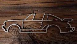 Porsche Turbo Targa silhouette