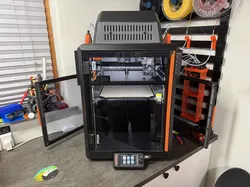 Prusa Core One with side doors, MMU3 buffers and integrated filament routing
