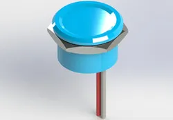 PZ-19, 19 mm Anodized Aluminum Piezo Switch Push Button, Waterproof IP68