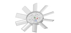 Rotor fan 10 blades_0 degrees
