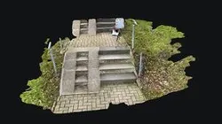Stairs Scaniverse - meshed & textured
