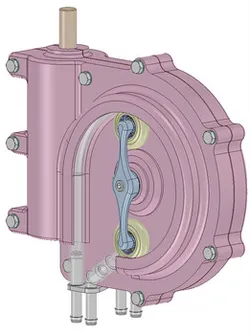 VAWT Driven Peristaltic Pump