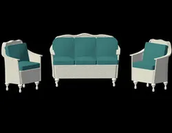 Wicker Chairs and Sofa