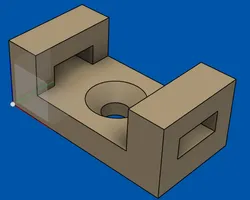 Zip Tie Bracket with Screw Hole