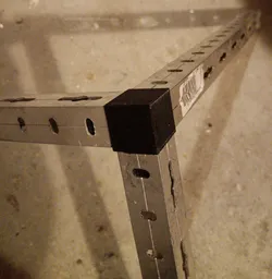 3 Way Connector for square strut profile 25x2 mm