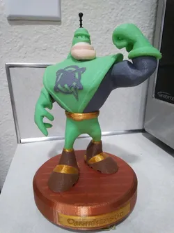 Captain Quark Statuet - Dual Extrusion