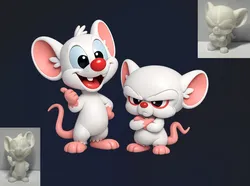 Chibi Pinky & The Brain (Minus & Cortex)