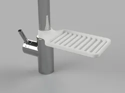 Clip On Sponge holder for kitchen faucets