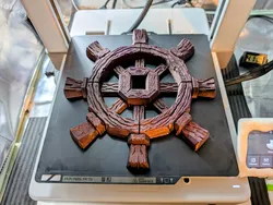 Driftwood Pirate Wheel Wall Sculpture