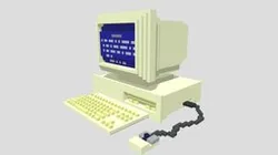 Free Voxel Retro Computer | Ретро Компьютер