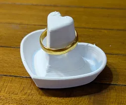 Heart ring holder - small