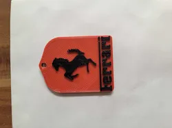 Jewelry & Accessories STL تنزيل - سلسلة مفاتيح فيراري ثنائية الجانب - 3PRINT