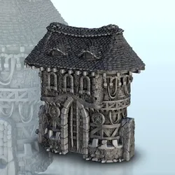 Miniature Games & Accessories STL Download - Medieval fortified city gate - miniatures warhammer mini RPGby Hartolia Miniatures