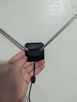 RTL SDR Antenna Wall Mount (No screws in wall)