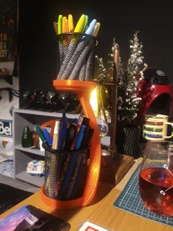 Spiral Pen Pot Tower