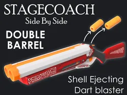 Stagecoach Side By Side Double Barrel Dart Blaster