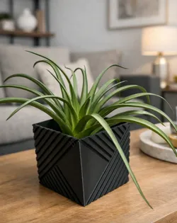 Wall hanging planter rectangular in two sizes