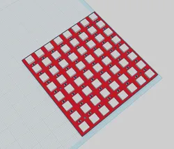 WS2812 matrix board model