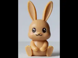 Adorable Spring Rabbit Character