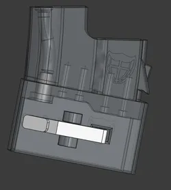 Airsoft AUG to M4 Mag Adapter - M3 Screws and Threaded inserts