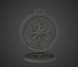 Antique Compass Rose – Vintage Navigation Instrument