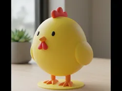 Cartoon Spring Chicken Figure